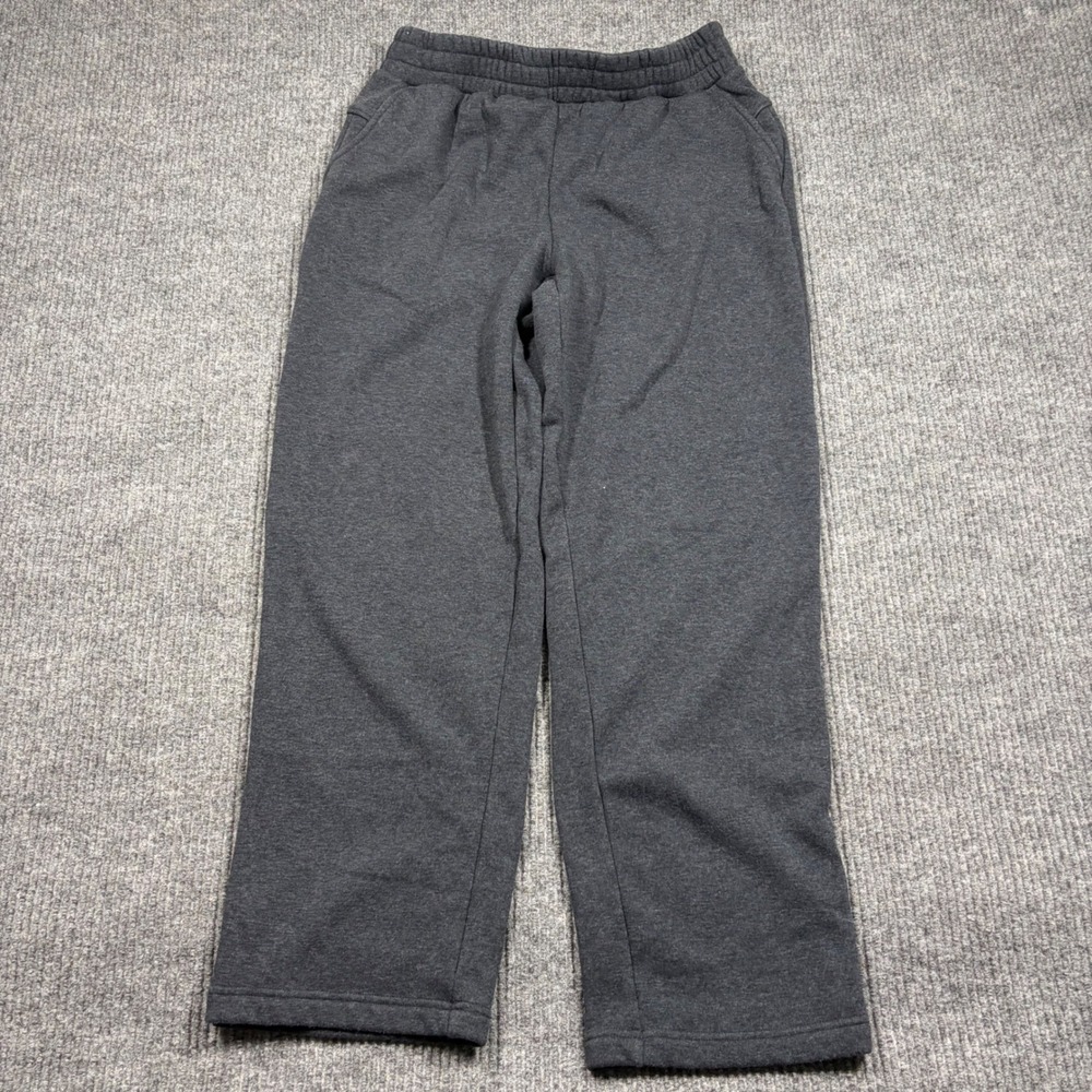 Mondetta Sweatpants Womens M Dark Gray Fleece Lined Straight Leg Sweatpants